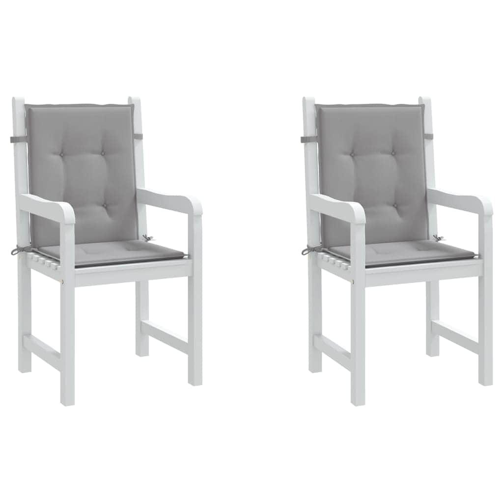 Garden Chair Cushions 2 pcs Grey