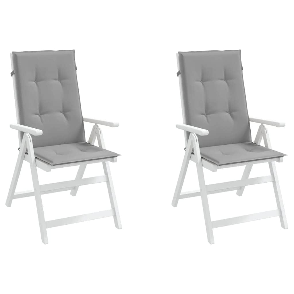Garden Chair Cushions 2 pcs Grey