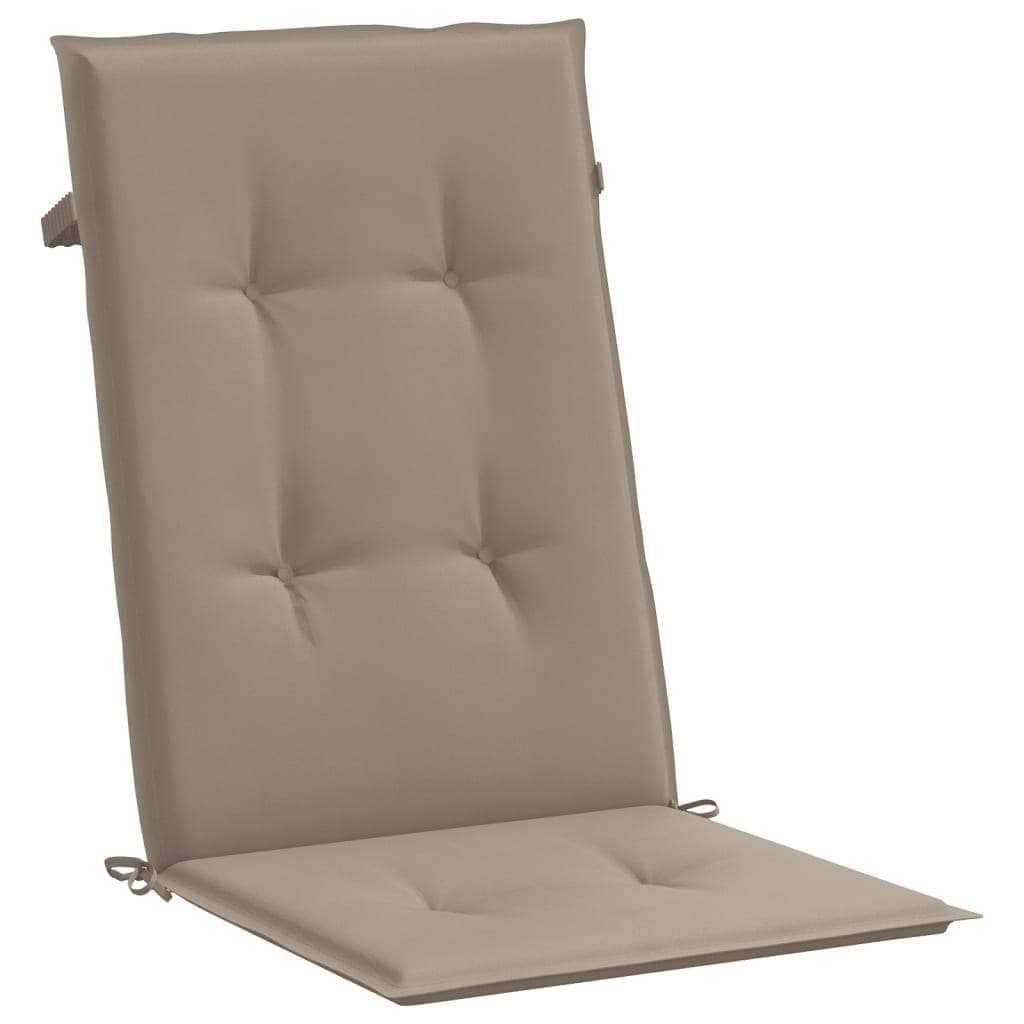 Garden Chair Cushions 2 pcs Taupe