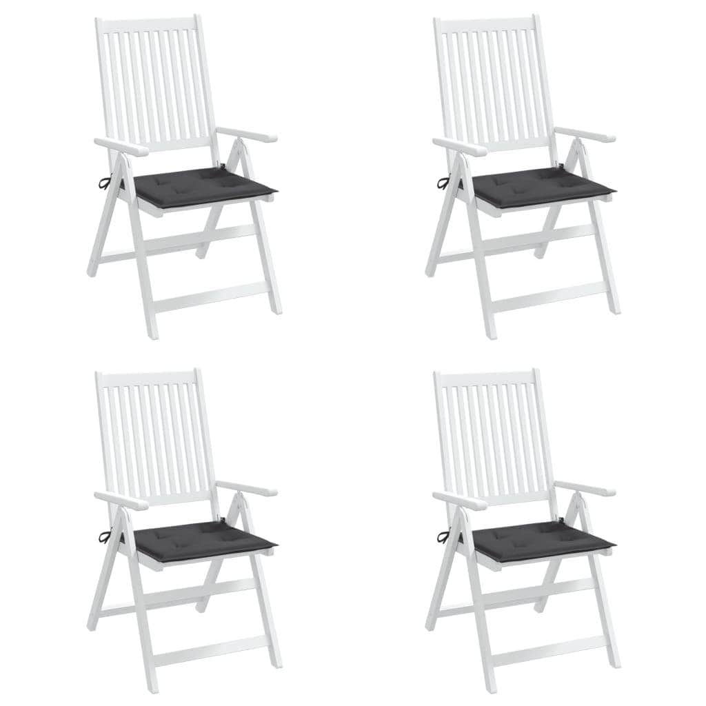 Garden Chair Cushions 4 pcs Anthracite 1