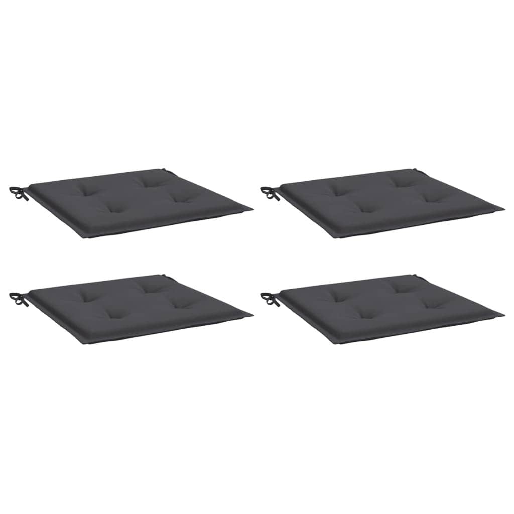 Garden Chair Cushions 4 pcs Anthracite 1
