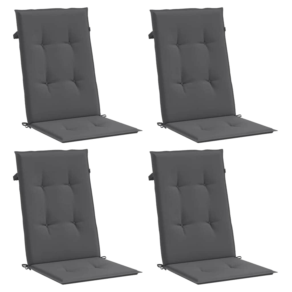 Garden Chair Cushions 4 pcs Anthracite