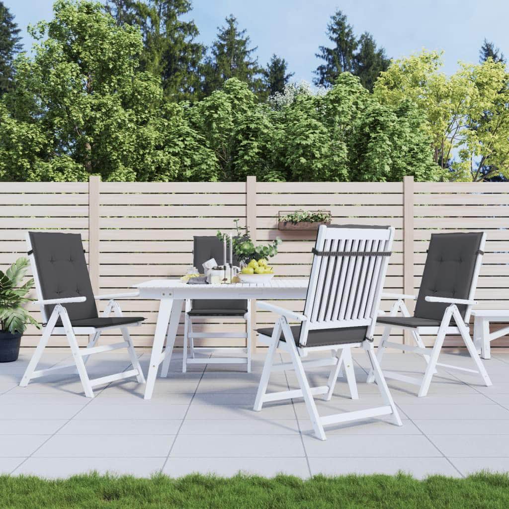 Garden Chair Cushions 4 pcs Anthracite