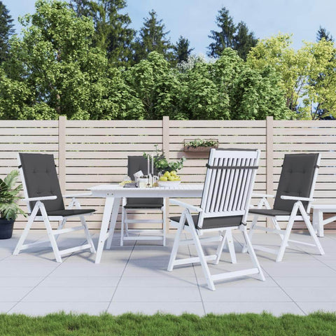 Garden Chair Cushions 4 pcs Anthracite