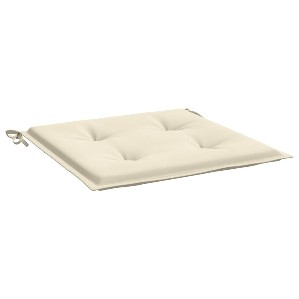 Garden Chair Cushions 4 pcs Cream