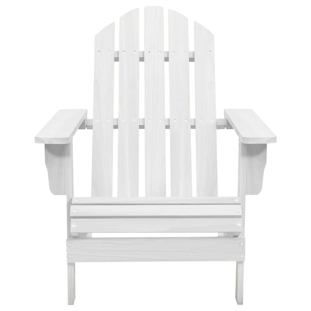 Garden Chair Wood White - Simple deals