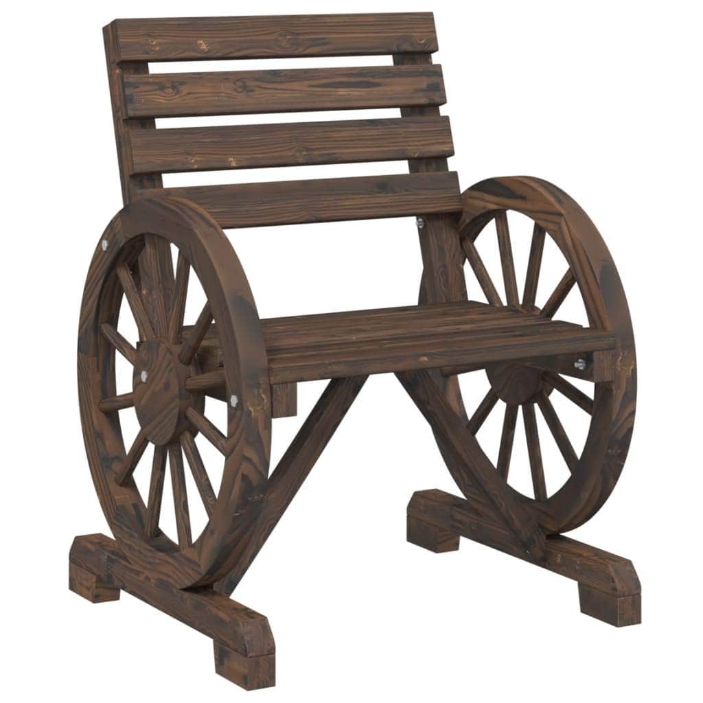 Garden Chairs 2 pcs Solid Wood Fir