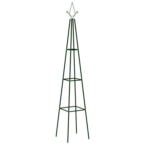 Garden Climbing Plant Racks 2 pcs Dark Green