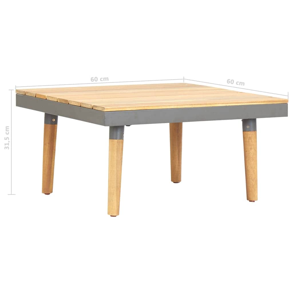 Garden Coffee Table Solid Acacia Wood