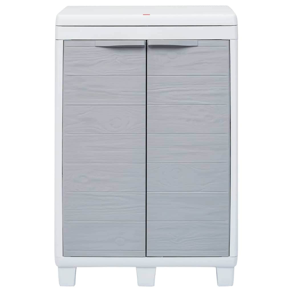 Garden Dustbin with 3 Bags Light Grey