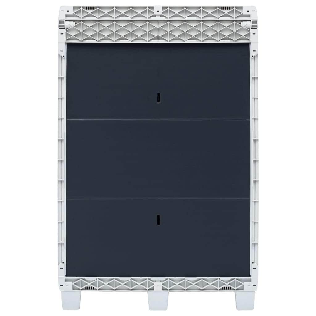 Garden Dustbin with 3 Bags Light Grey