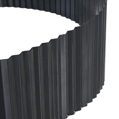 Garden Edging 10mx30cm Lawn Edge Border Fence Steel Black