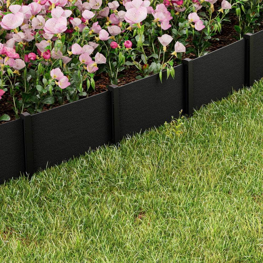 Garden Edging 15Cm X 10M Border Support Landscape Edge Black | Greenhouses & Accessories
