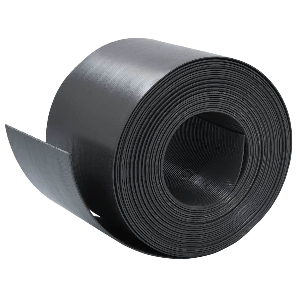 Garden Edging Black 10 m 15 cm PE