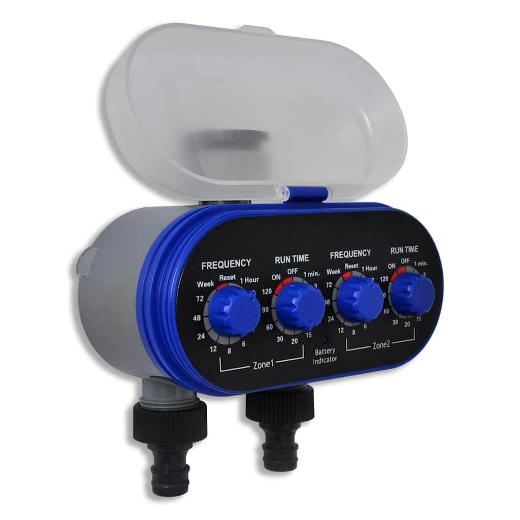 Garden Electronic Automatic Water Timer Irrigation Timer Double Outlet - Simple deals