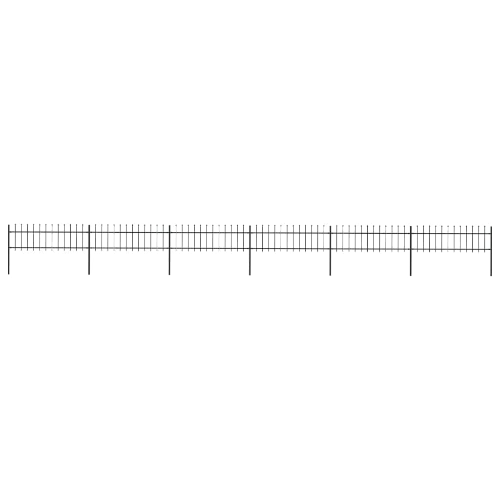 Garden Fence with Spear Top Steel