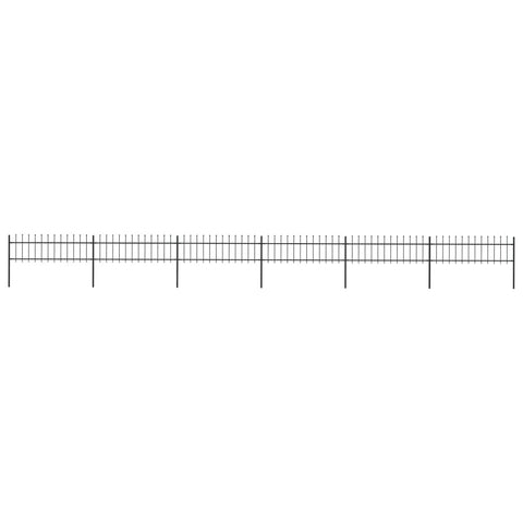 Garden Fence with Spear Top Steel