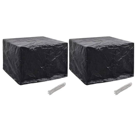 Garden Furniture Covers 2 pcs 8 Eyelets