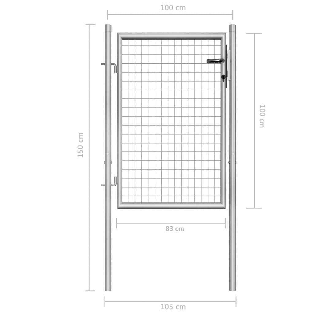 Garden Gate Silver M | Silver colour