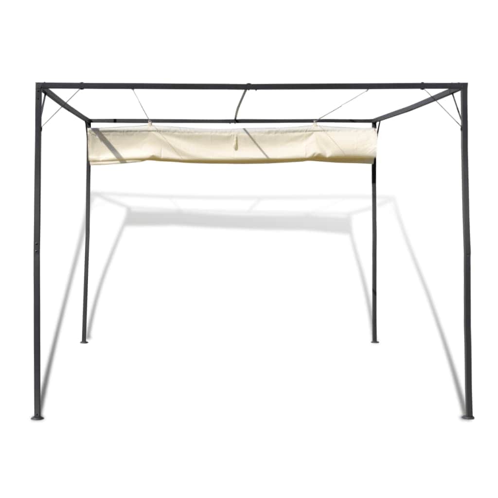 Garden Gazebo with Retractable Roof Canopy - Simple deals