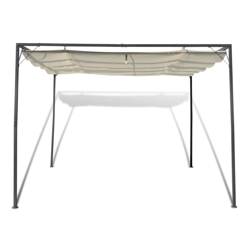 Garden Gazebo with Retractable Roof Canopy - Simple deals