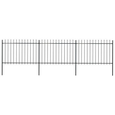 Garden Home Fence Outdoor Spear Top Steel