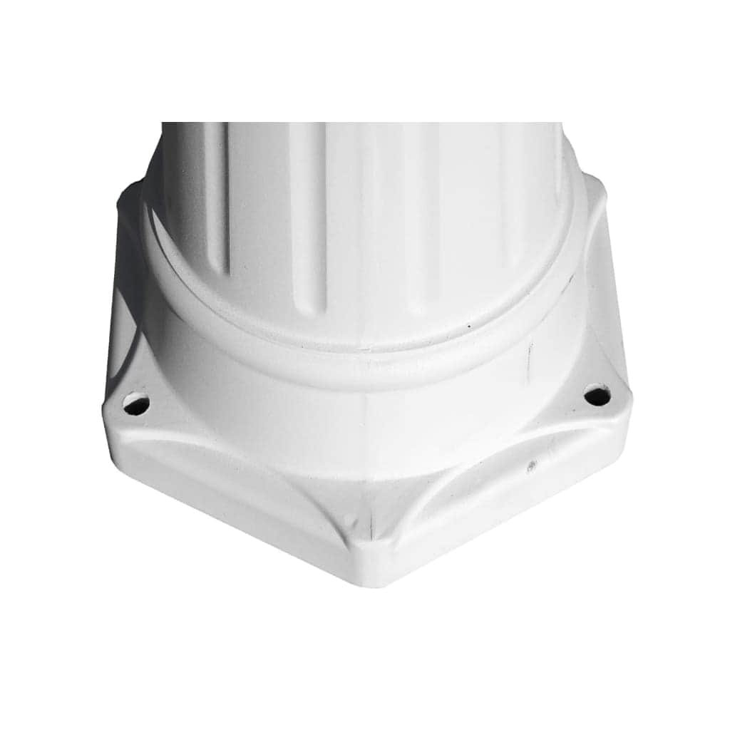 White colour - Garden Lamp Post White 215 cm