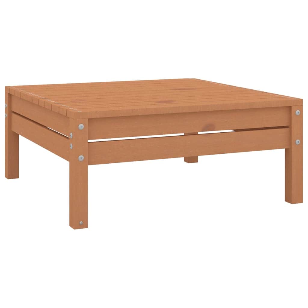 Garden Lounge Set 5 Piece Outdoor Solid Pinewood Honey Brown