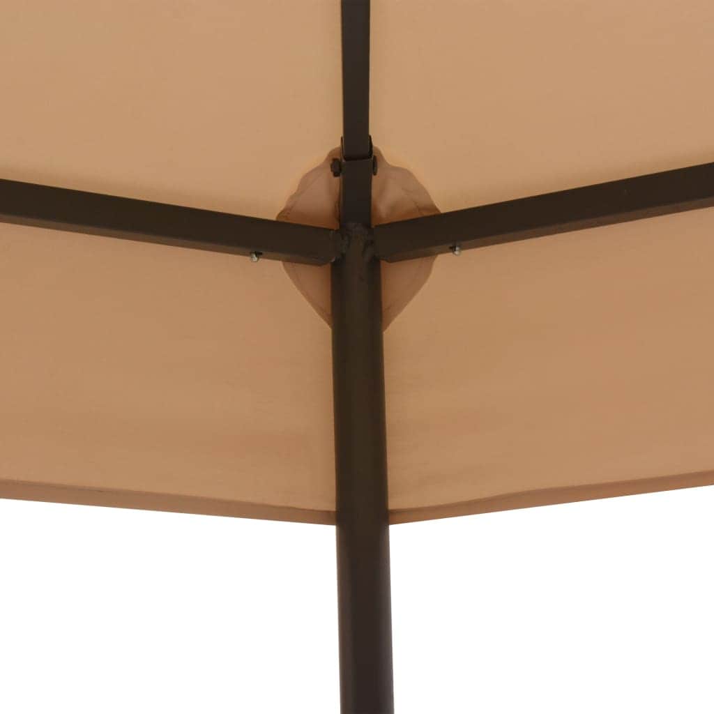 Garden Marquee Gazebo Pavilion Tent Hexagonal Beige