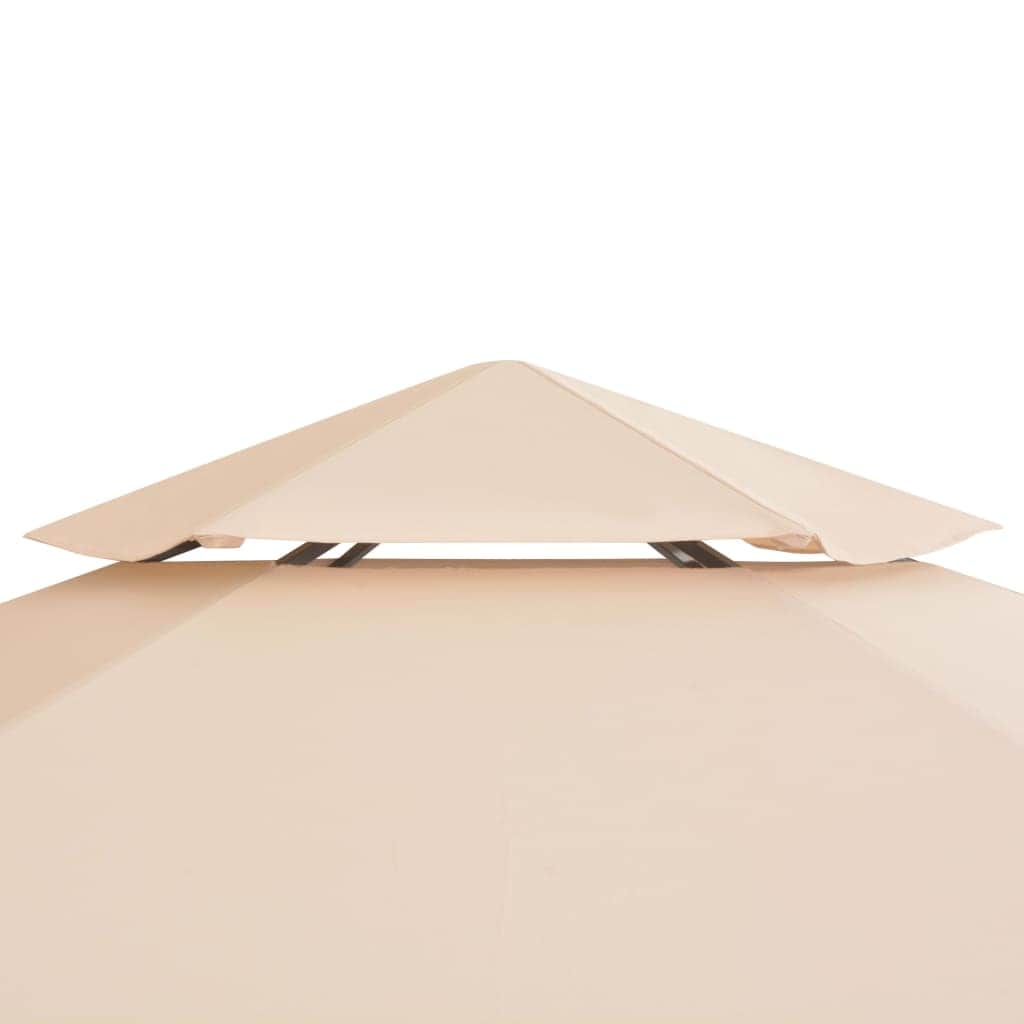 Garden Marquee Gazebo Pavilion Tent Hexagonal Beige