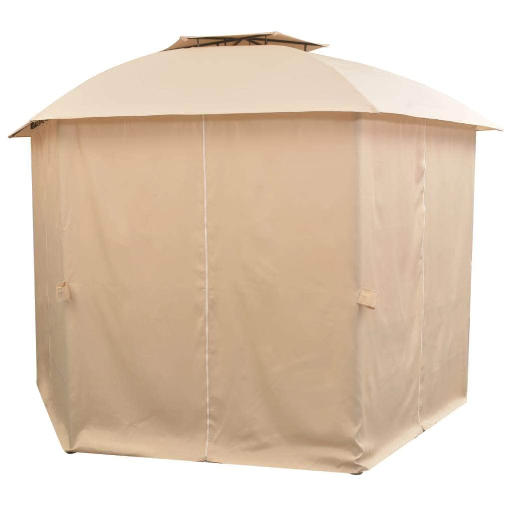 Garden Marquee Pavilion Tent with Curtains Hexagonal - Simple deals