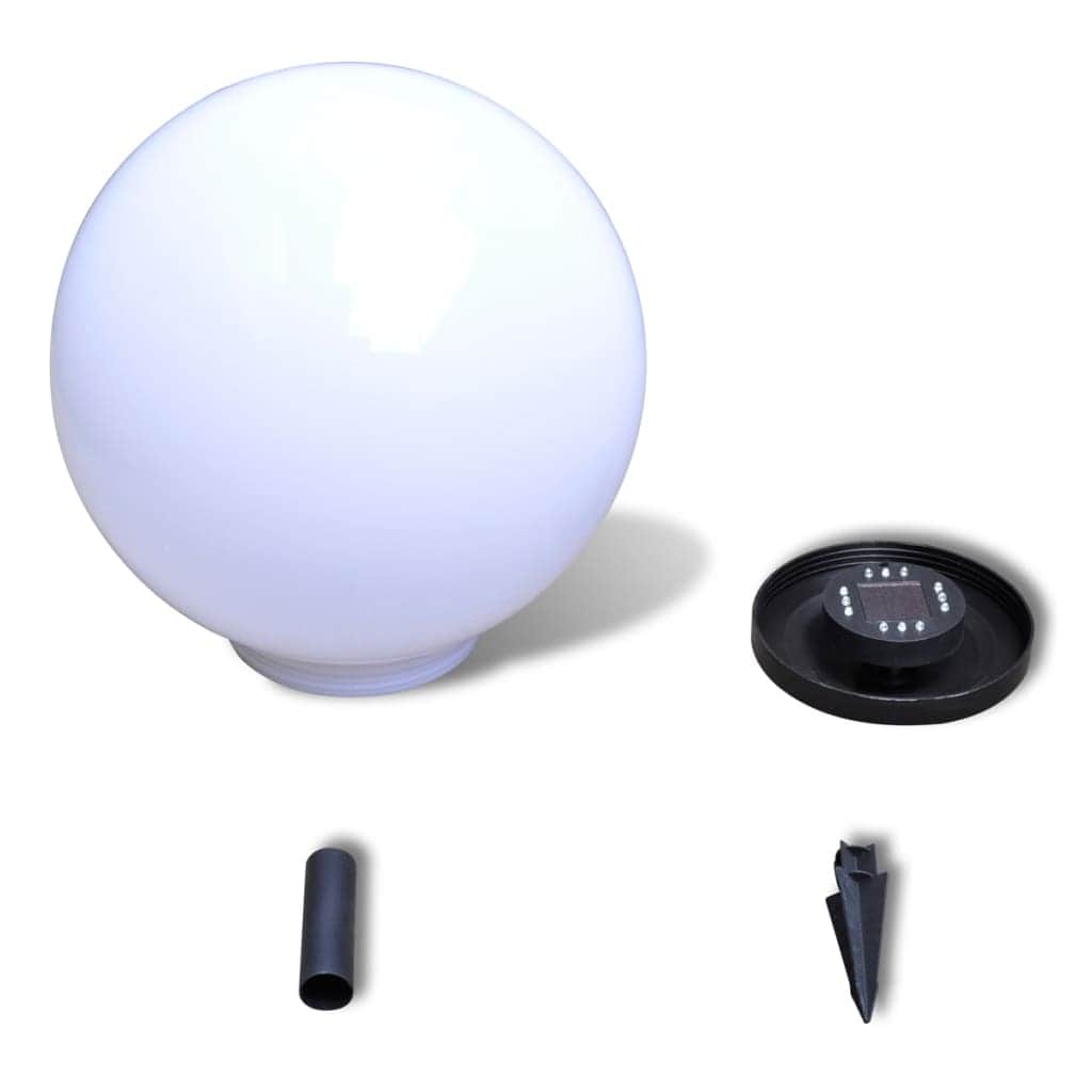 Garden Path Solar Ball Light LED 40cm 1pcs with Ground Spike