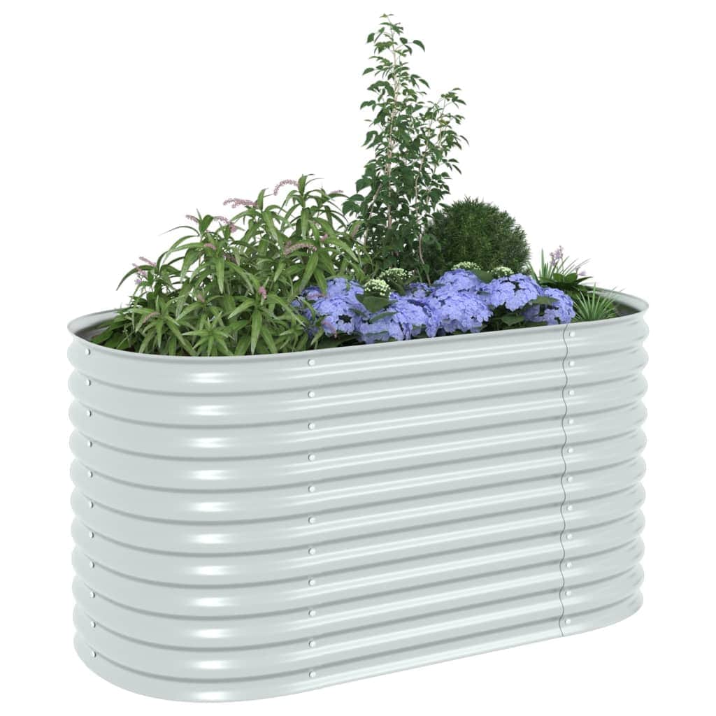 Garden Planter Galvanised   Steel
