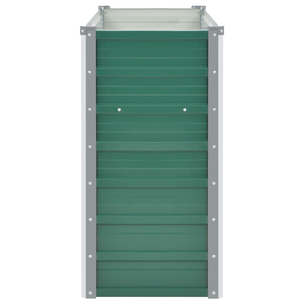 Garden Planter Galvanised Steel Green - Simple deals