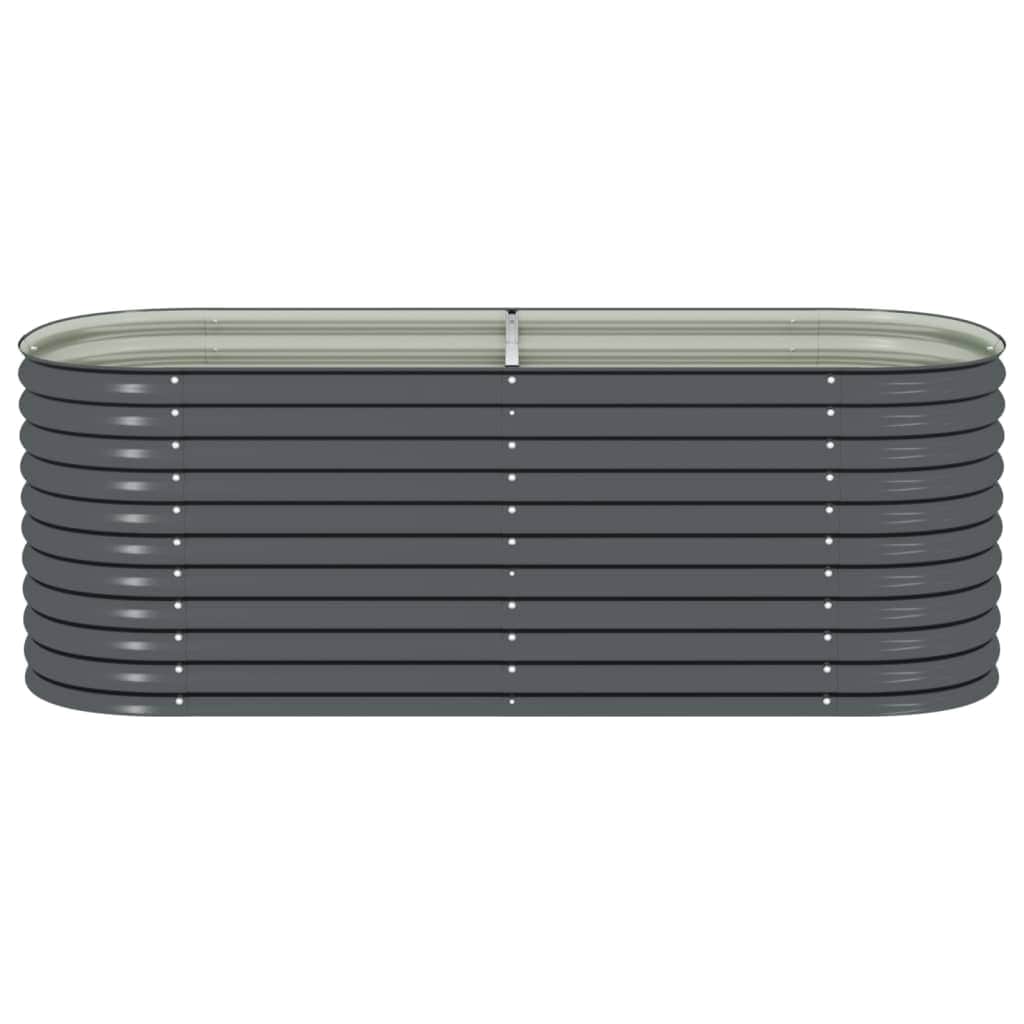 Garden Planter  Galvanised Steel-Grey