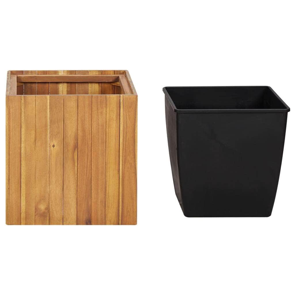 Garden Planter Pot  Solid Acacia Wood