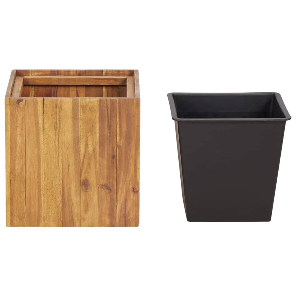 Garden Planter Pot Solid Acacia Wood