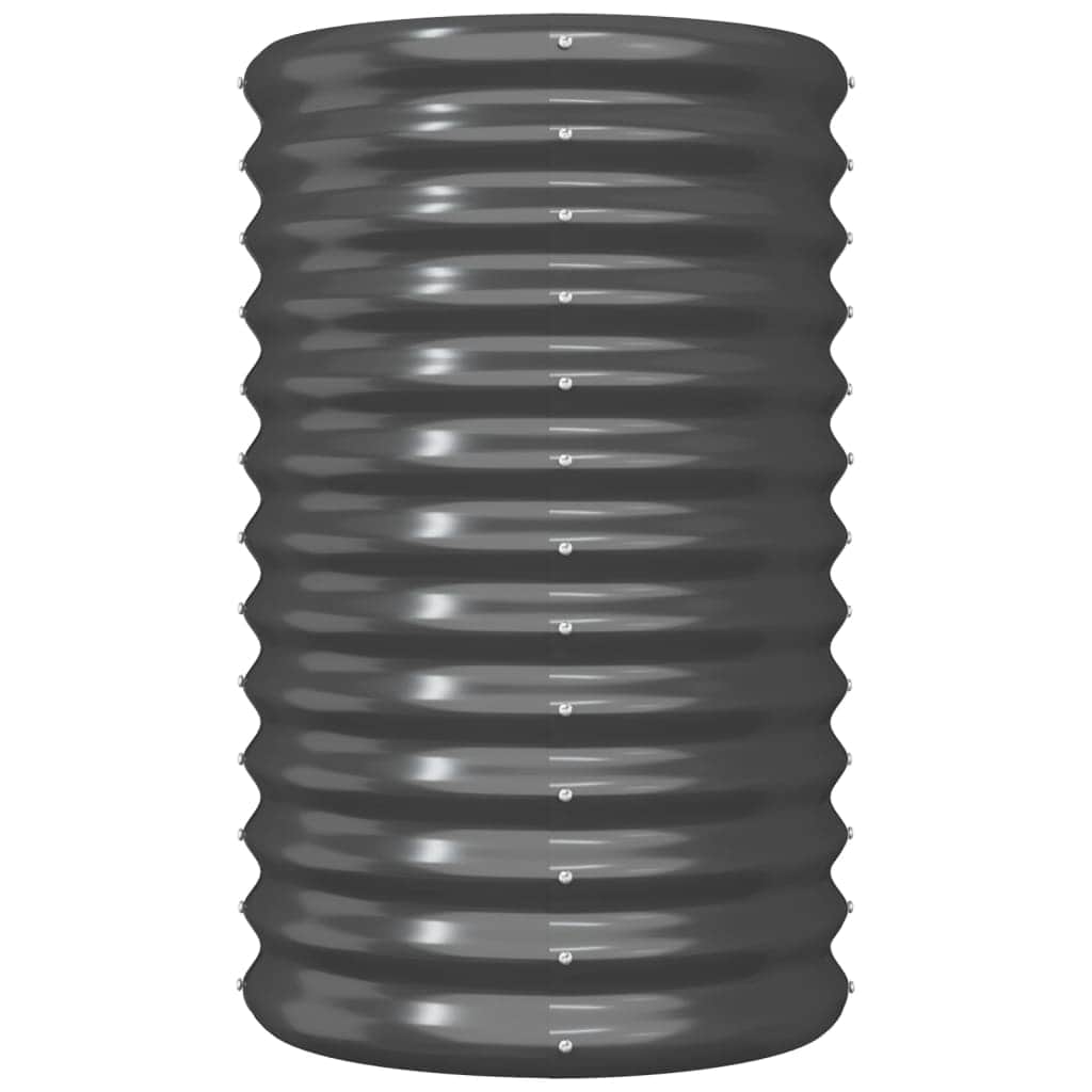Garden Planter Powder-coated Steel Anthracite