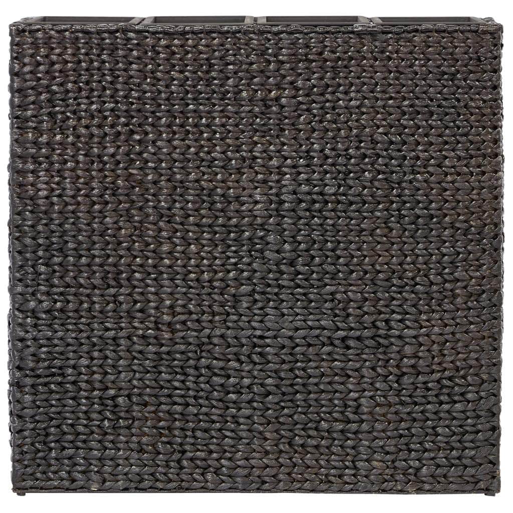 Garden Planter with 4 Pots Water Hyacinth Black