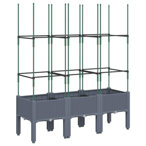 Garden Planter with Trellis