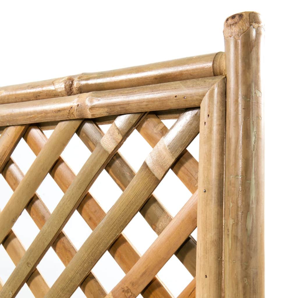 Garden Planter with Trellis Bamboo 40 cm