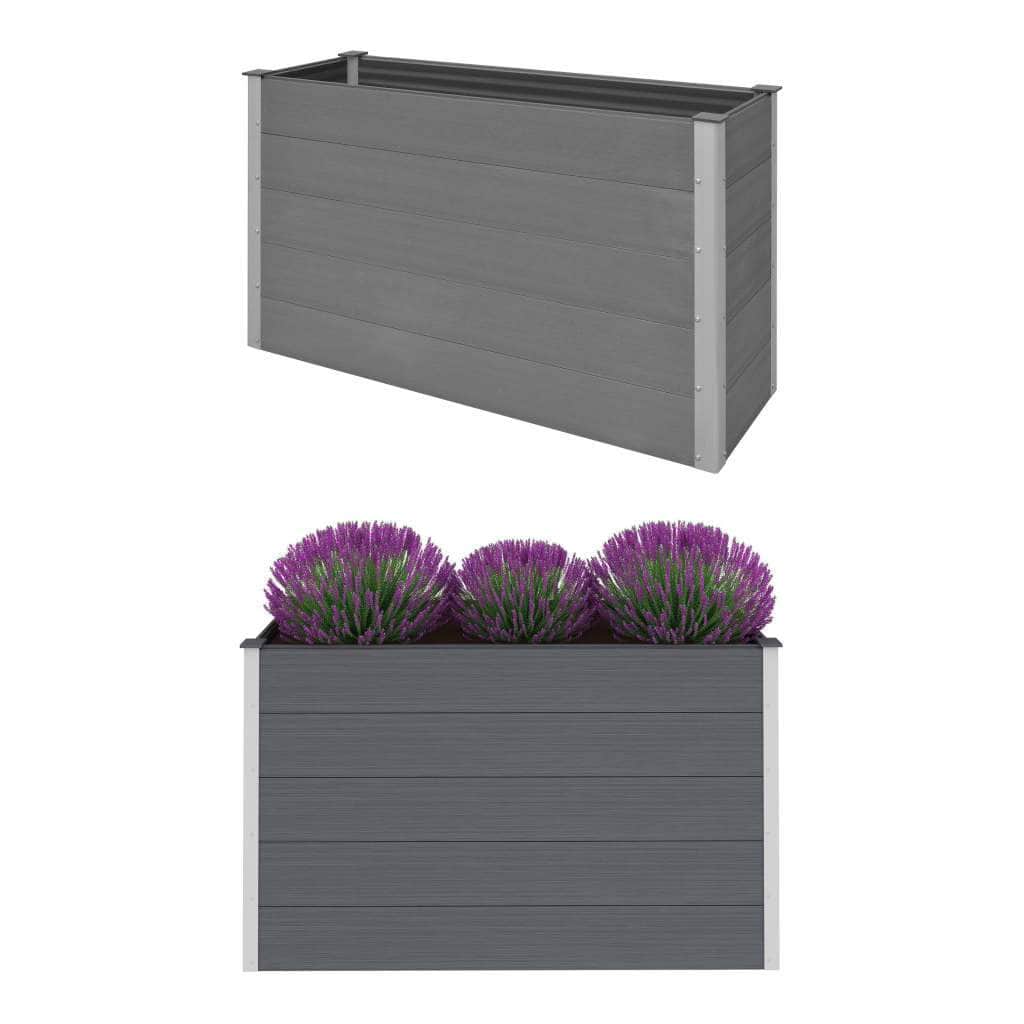 Garden Planter WPC /Grey - Simple deals