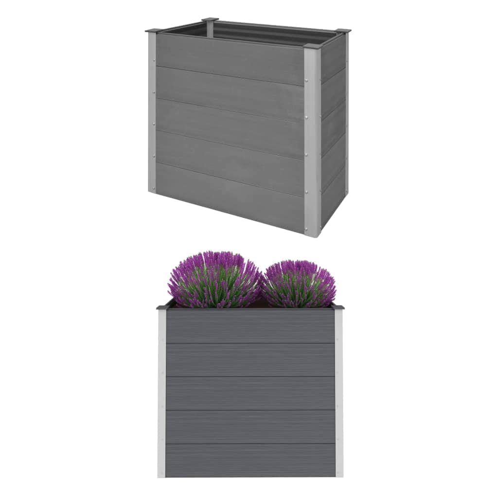 Garden Planter WPC - Grey - Simple deals