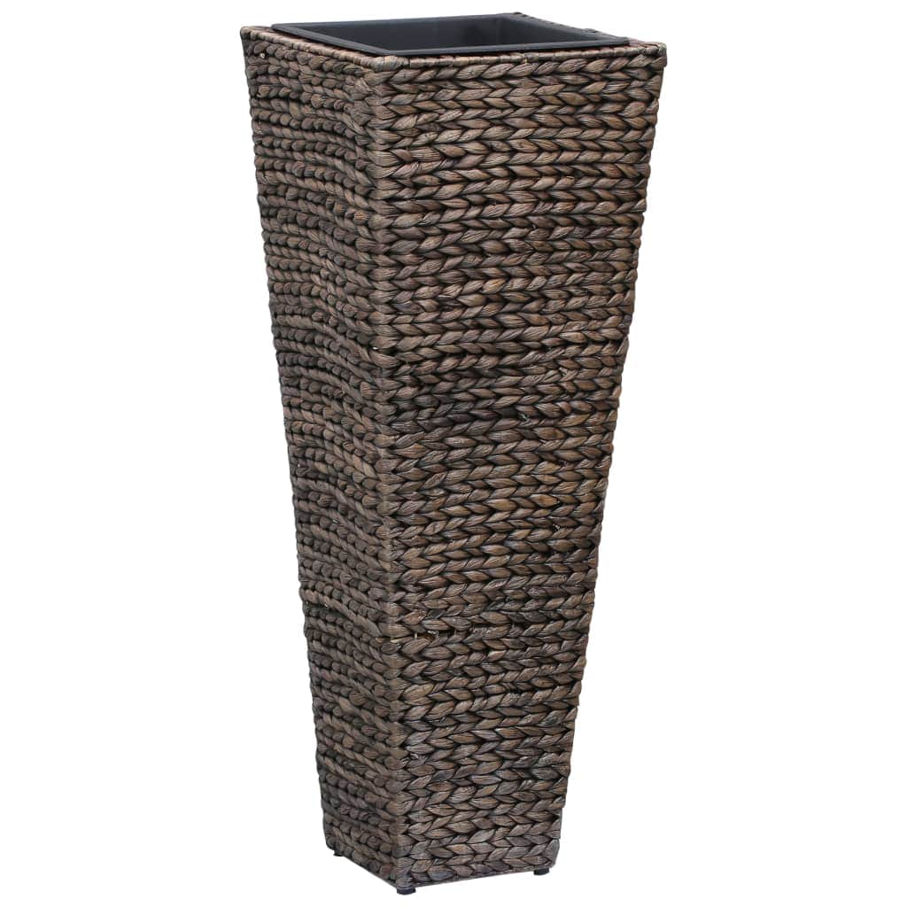 Garden Planters 3 pcs Water Hyacinth Dark Brown