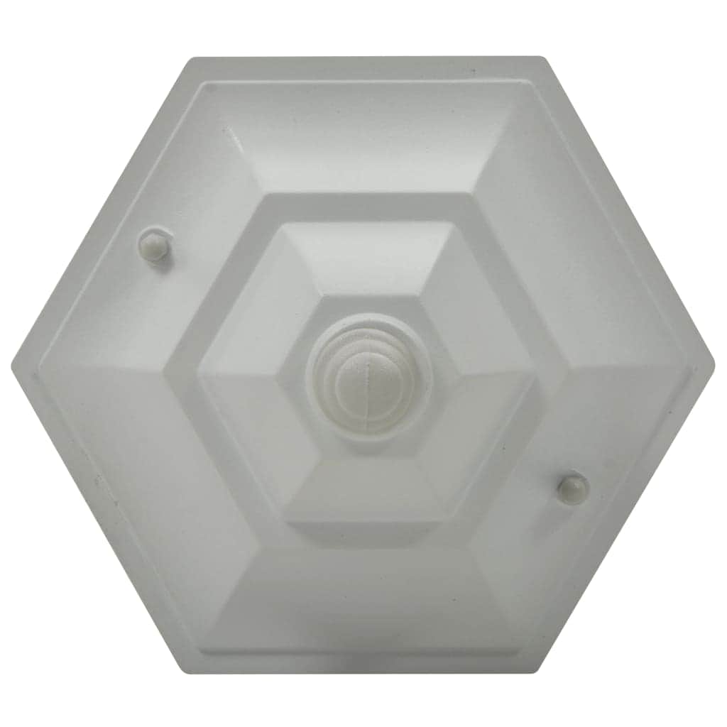 Garden Post Lights 6 pcs E27 110 cm Aluminium White - Simple deals
