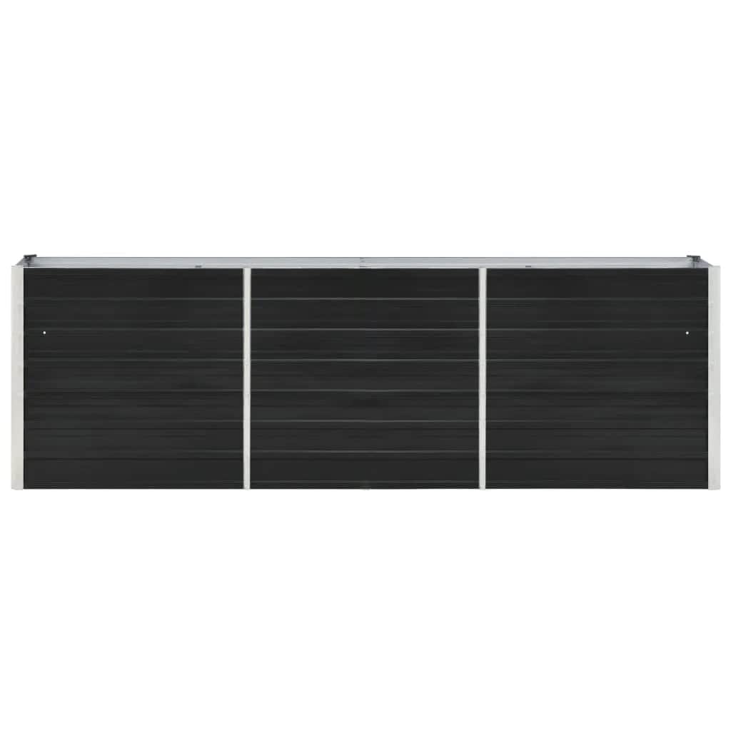 Garden Raised Bed Galvanised Steel Anthracite