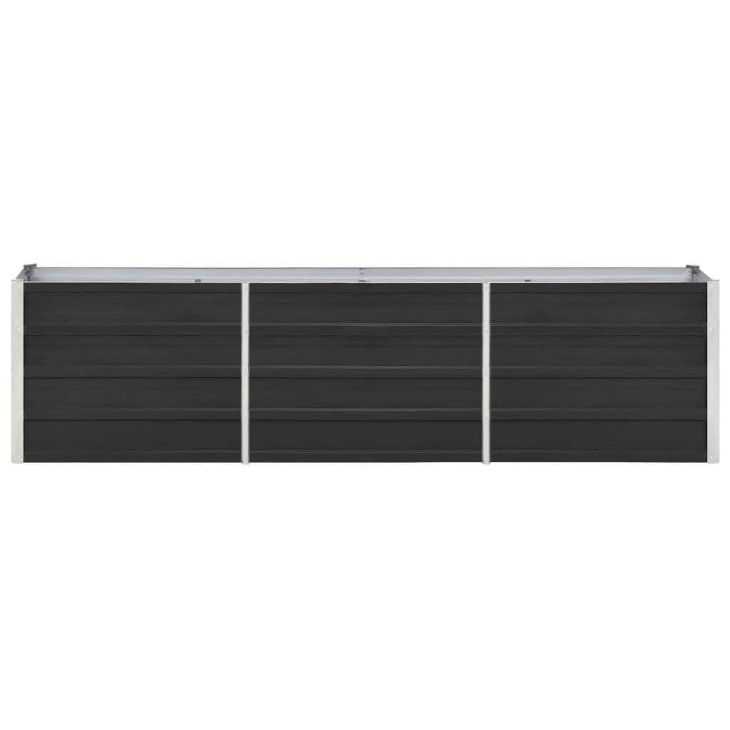 Garden Raised Bed Galvanised Steel Anthracite