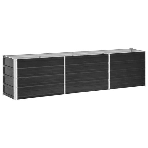 Garden Raised Bed Galvanised Steel Anthracite