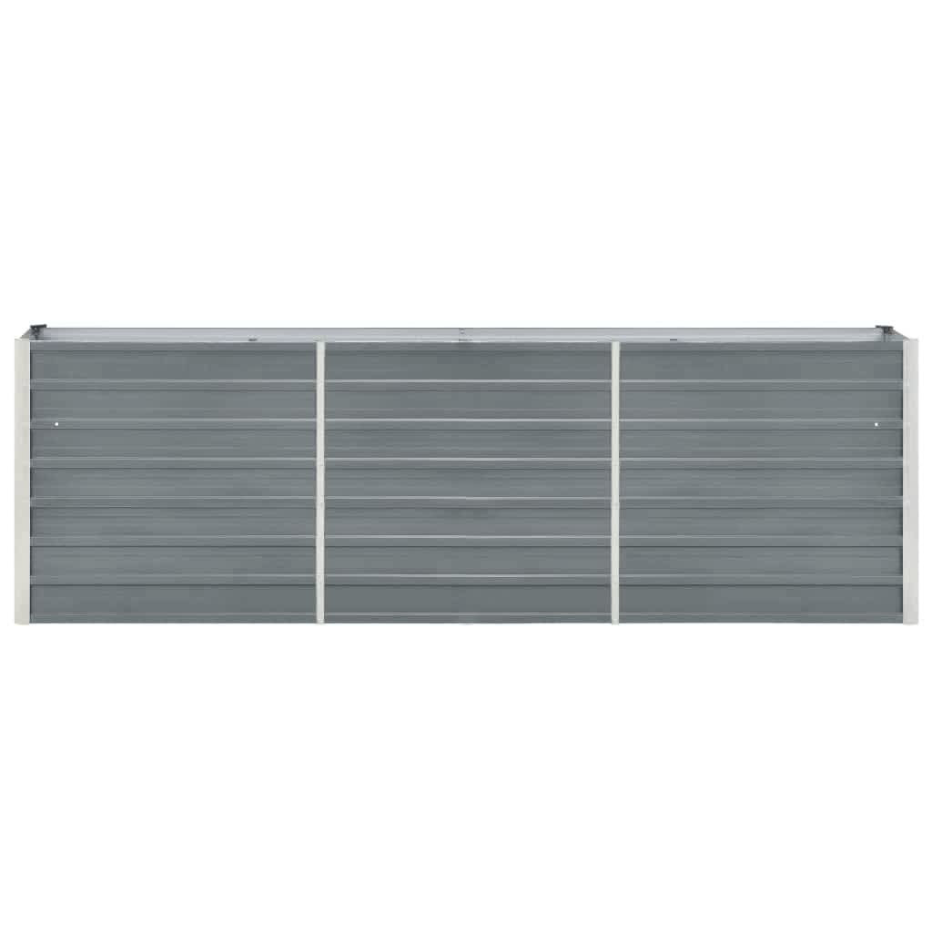 Garden Raised Bed Galvanised Steel  (Grey)