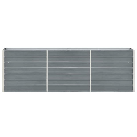 Garden Raised Bed Galvanised Steel  (Grey)